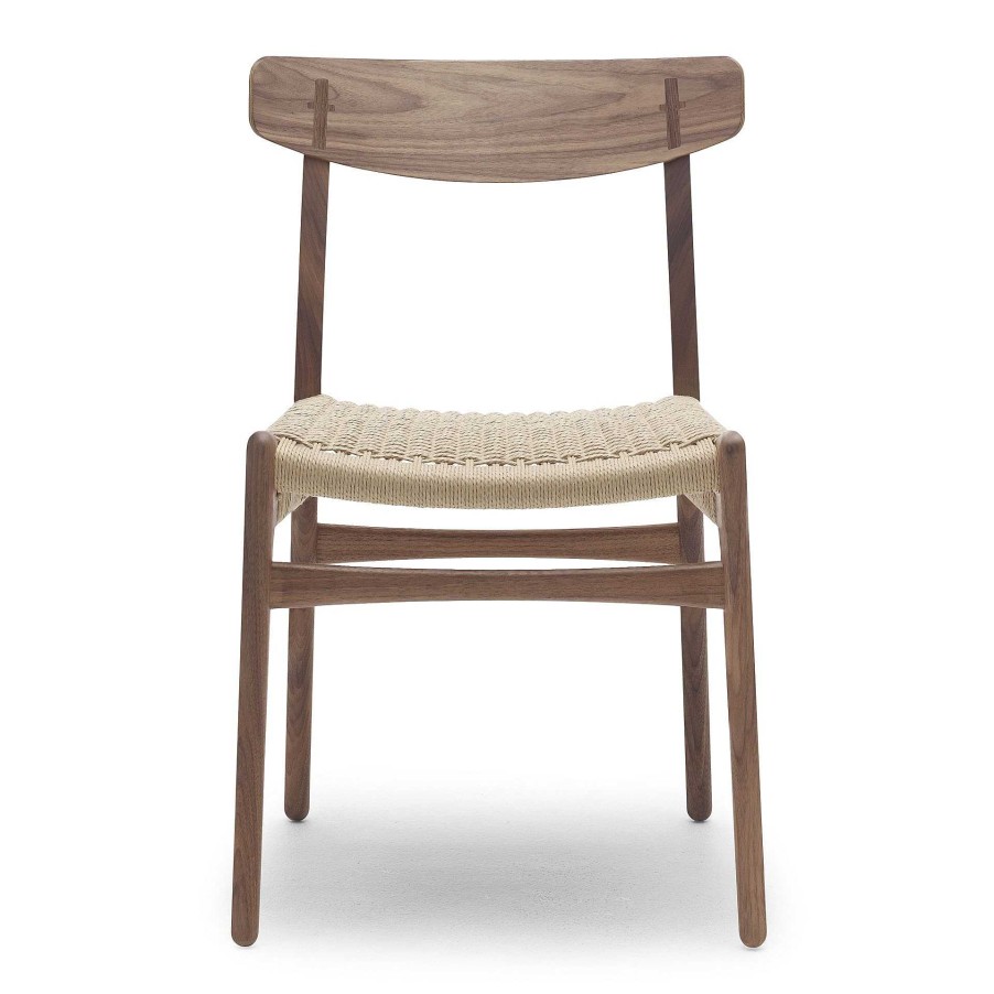 Carl Hansen & Søn Chairs | Ch23 | Chair | Oiled Walnut - Natural Paper Cord