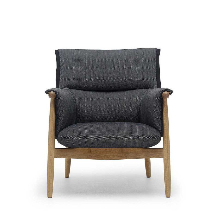 Carl Hansen & Søn Single Armchairs | E015 | Armchair | Oak - Fabric