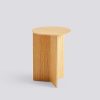 HAY Coffee Tables | Slit Table Round High | High Round Table | Oak