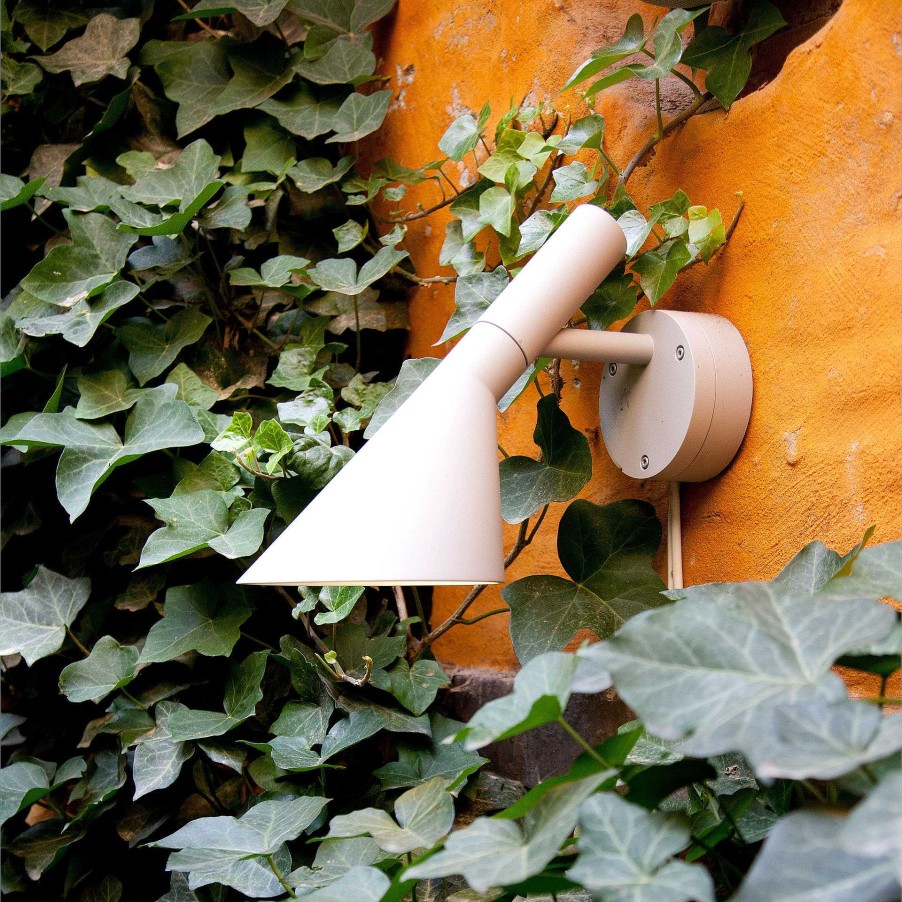 Louis Poulsen Outdoor Wall Lamps | Aj 50 Wall | Outdoor Lamp | White Textured