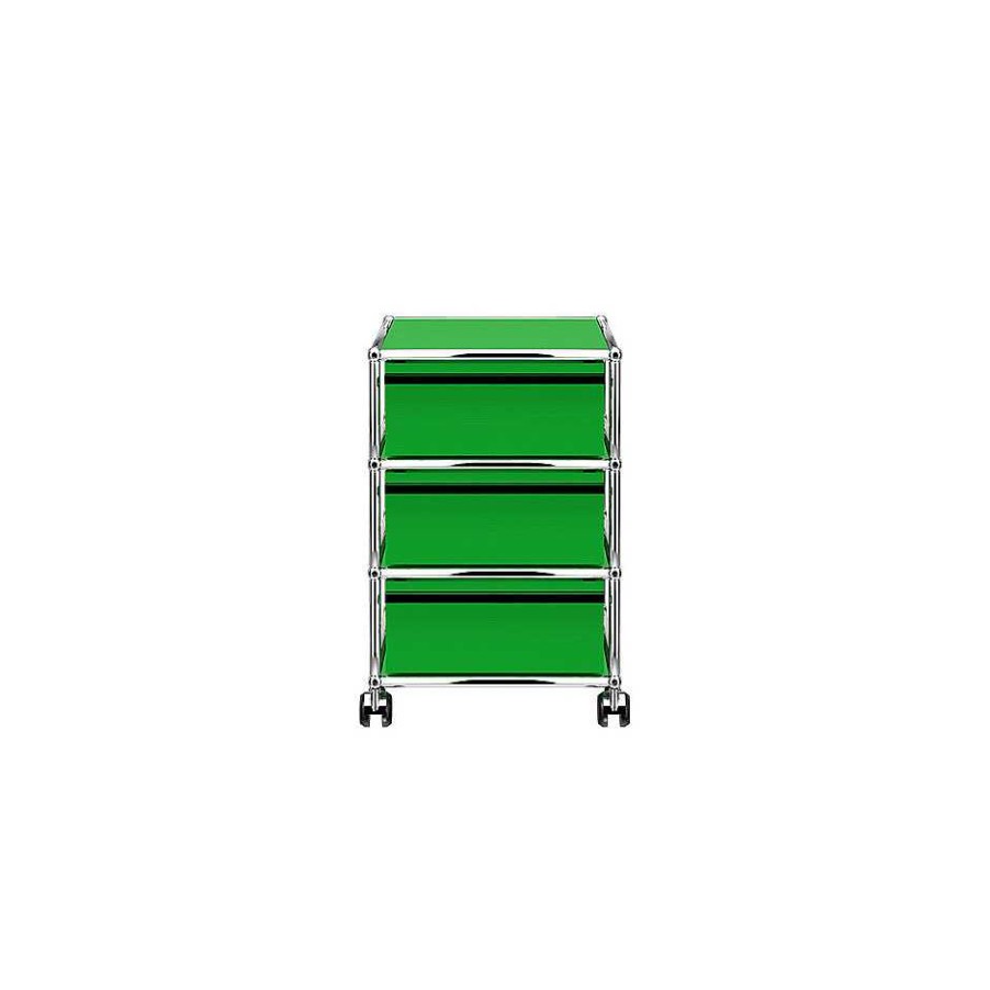 USM Decoration | Haller 28 | Storage Cabinet With Wheels 41X52 | Green