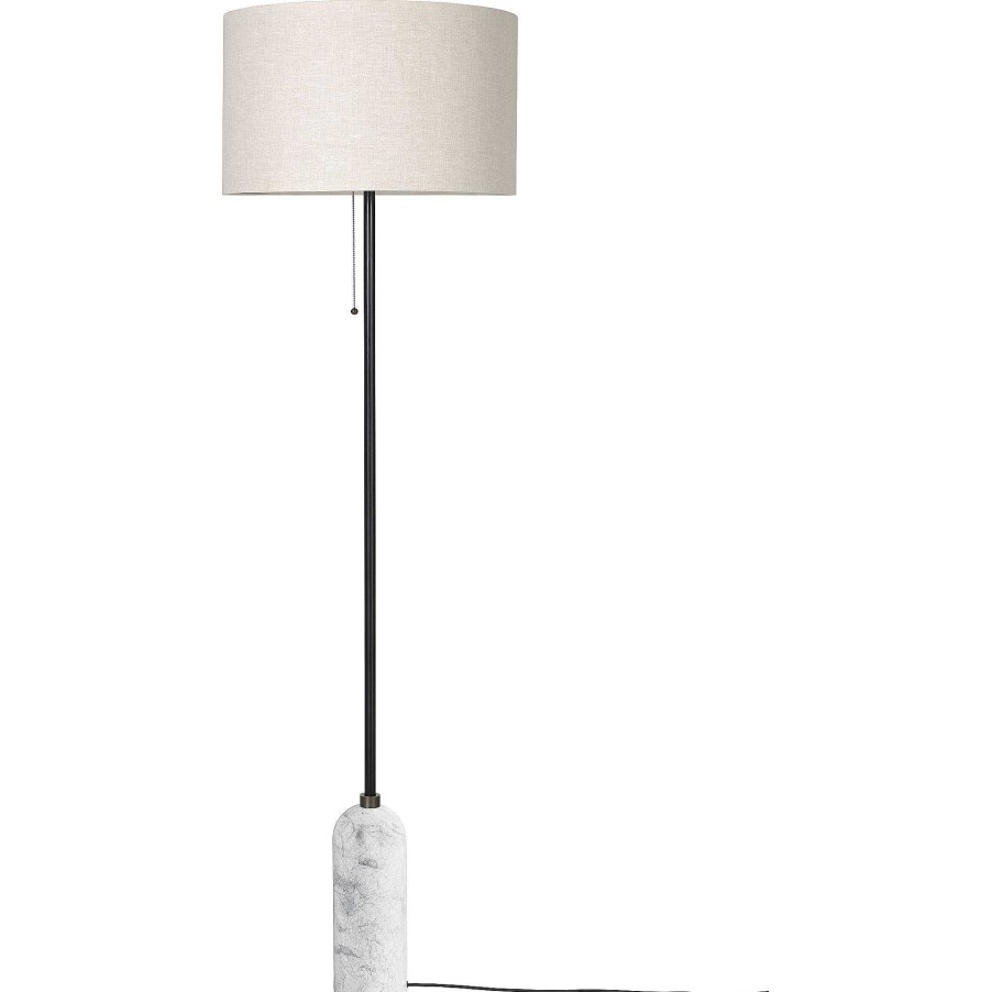 GUBI Pendant Lights | Gravity Floor Lamp | Canvas - White Marble