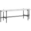 GUBI Dining Tables | Ts Console | Console | White Carrara Marble