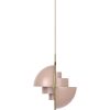 GUBI Pendant Lights | Multi-Lite Pendant | Rose Dust - Brass/Large