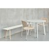 HAY Dining Tables | Cph Deux 220 Round Table | Solid Oak - White Laminate