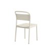 Muuto Outdoor Chairs | Linear Steel Sidechair | Outdoor Chair | Off White