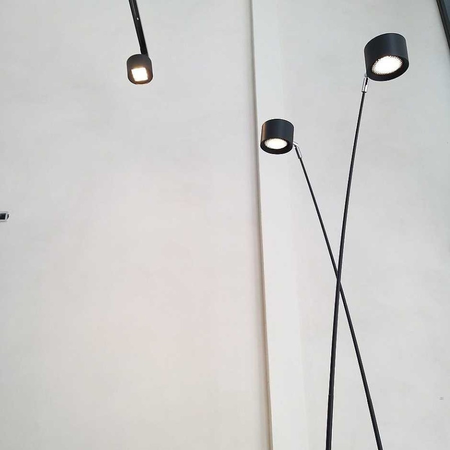 Davide Groppi Pendant Lights | Sampei 290 | Floor Lamp | Black - Ex Display