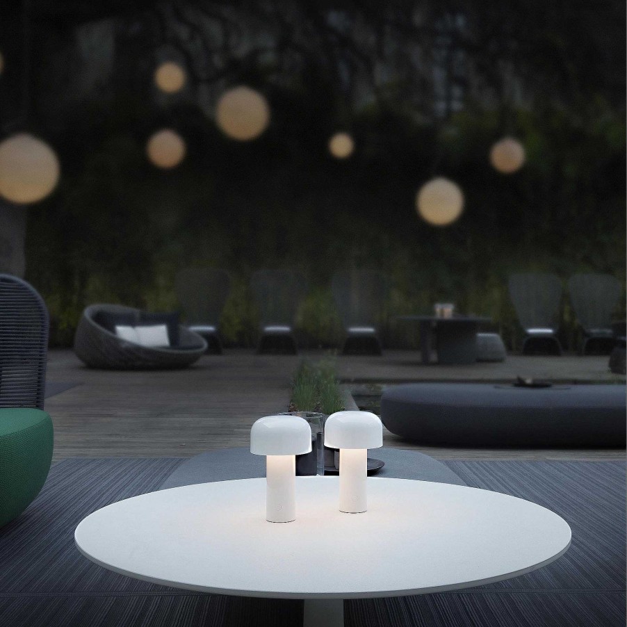 Flos Pendant Lights | Bellhop Battery | Table Lamp | White