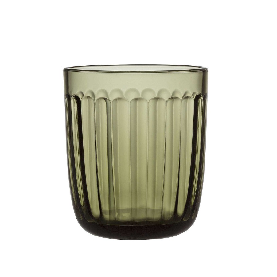 Iittala Glasses And Mugs | Raami | Tumbler - 26Cl - Moss Green - 2Pcs