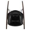 Vitra Chairs | Eames Plastic Armchair Rar | Rocking Chair | Black - Dark Maple