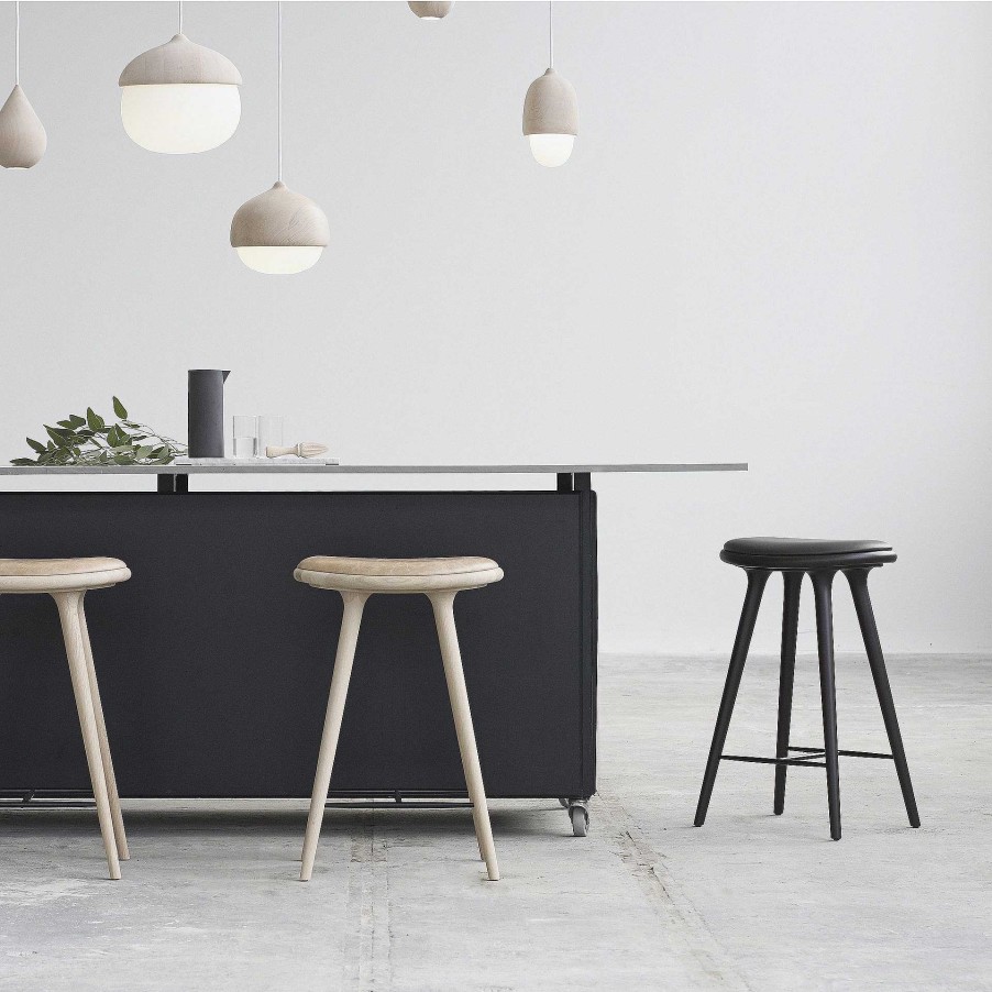 Mater Stools | High Stool | Black Stained Beech - 69 Cm