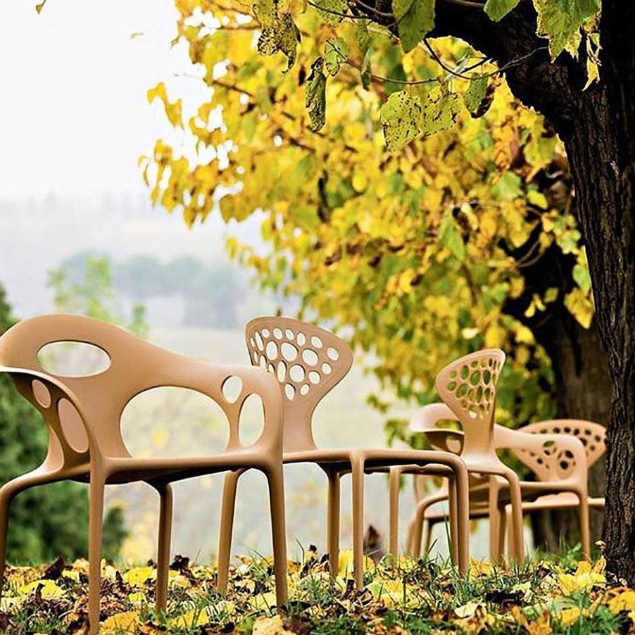 Moroso Outdoor Chairs | Supernatural Small Armchair | Outdoor | Caramel