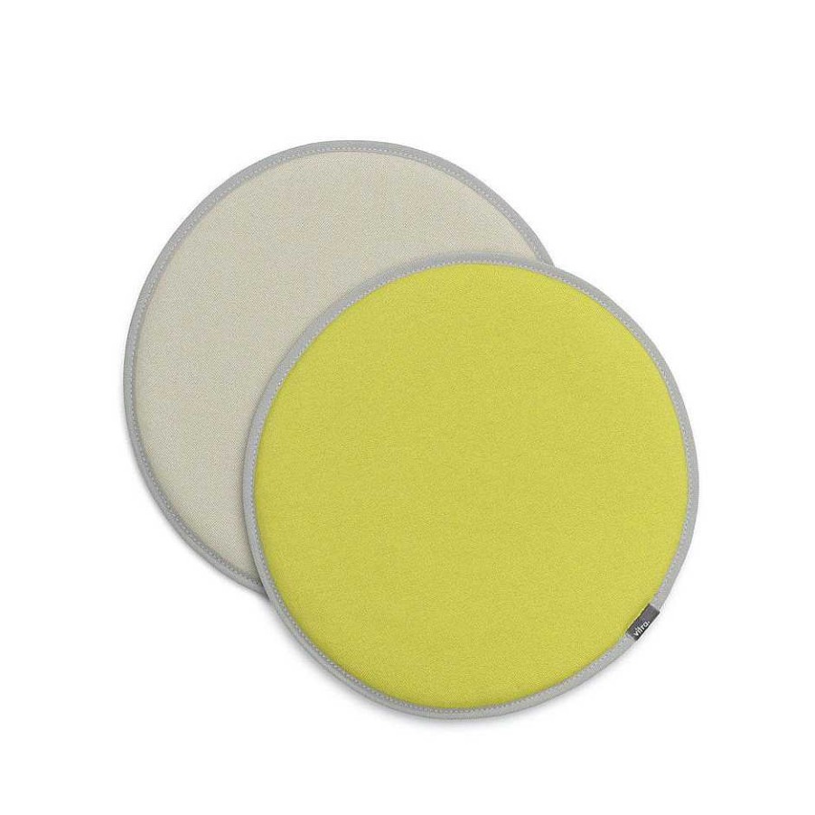 Vitra Decoration | Seat Dots | Yellow / Pastel Green - Parchment / Cream White