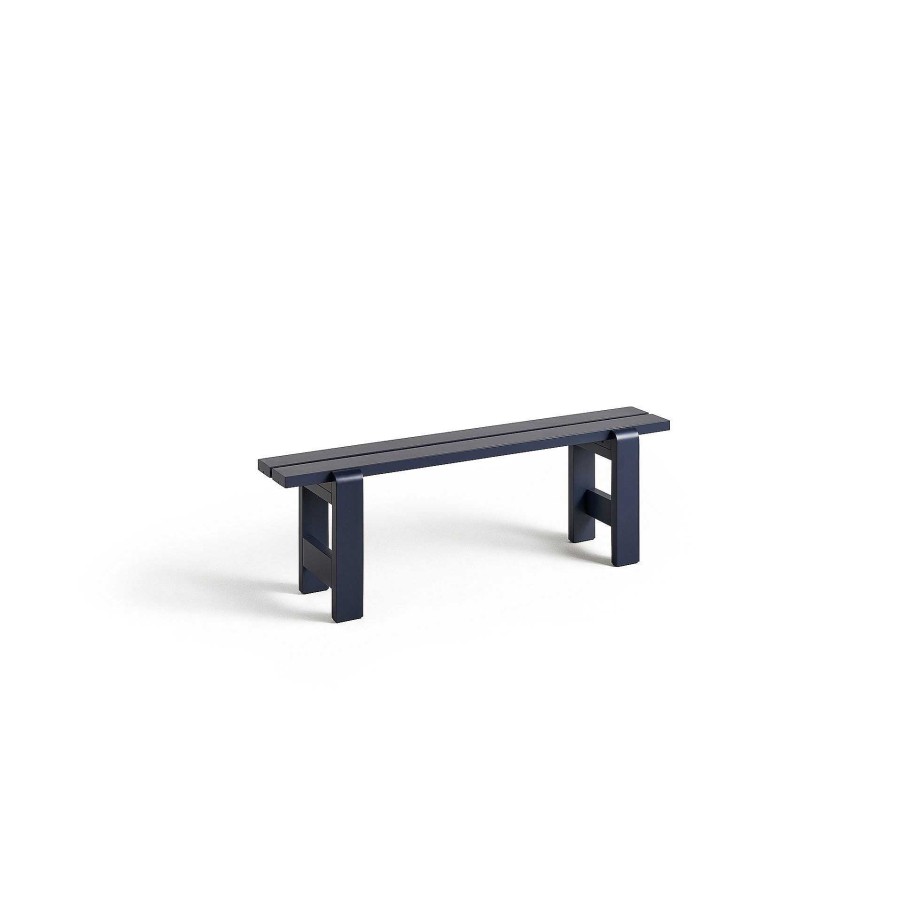 HAY Outdoor Chairs | Weekday Bench | Bench | Steel Blue