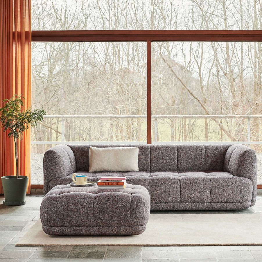 HAY Modular Sofas | Quilton | Sofa 3 Seater | Swarm Multi Colour