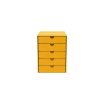 USM Stationery And Accessories | Inos | Container With Drawers C4 | Yellow