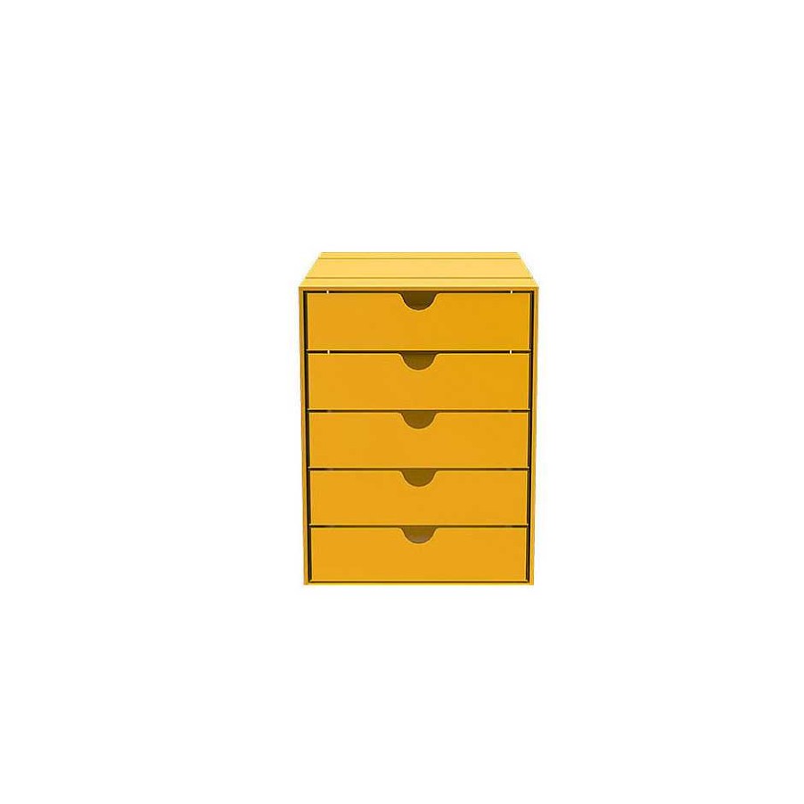 USM Stationery And Accessories | Inos | Container With Drawers C4 | Yellow