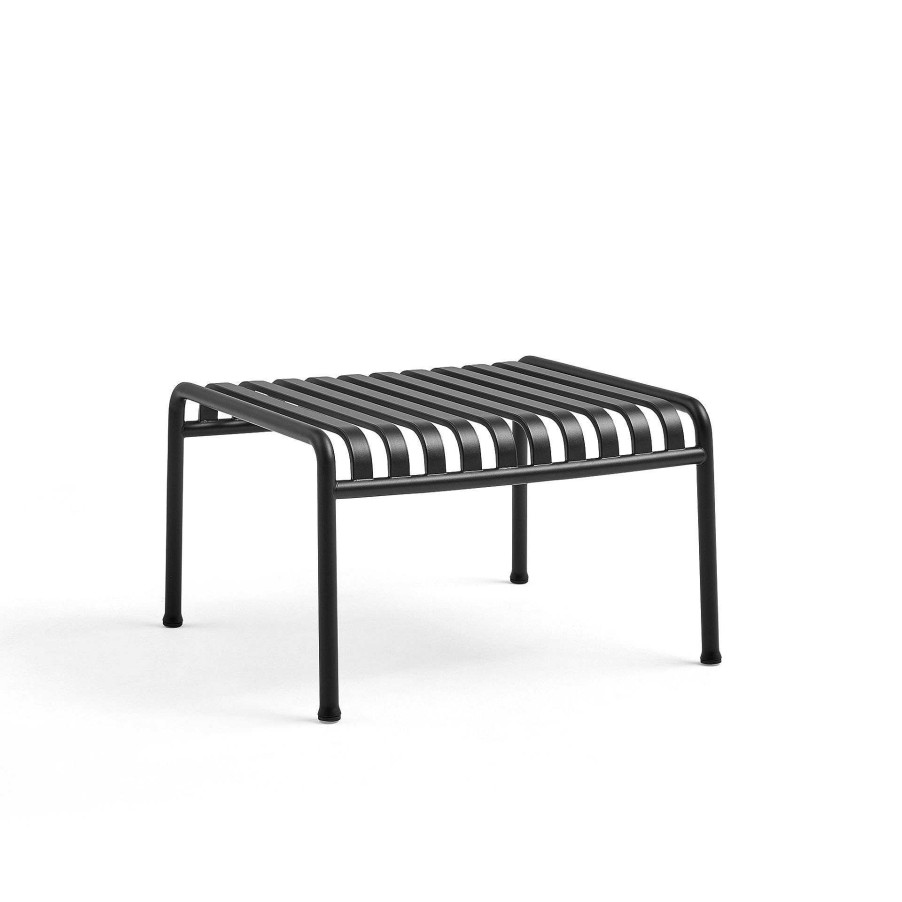 HAY Outdoor Tables | Palissade Ottoman | Anthracite