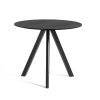 HAY Dining Tables | Cph 20 Round Table | Black Lacquered