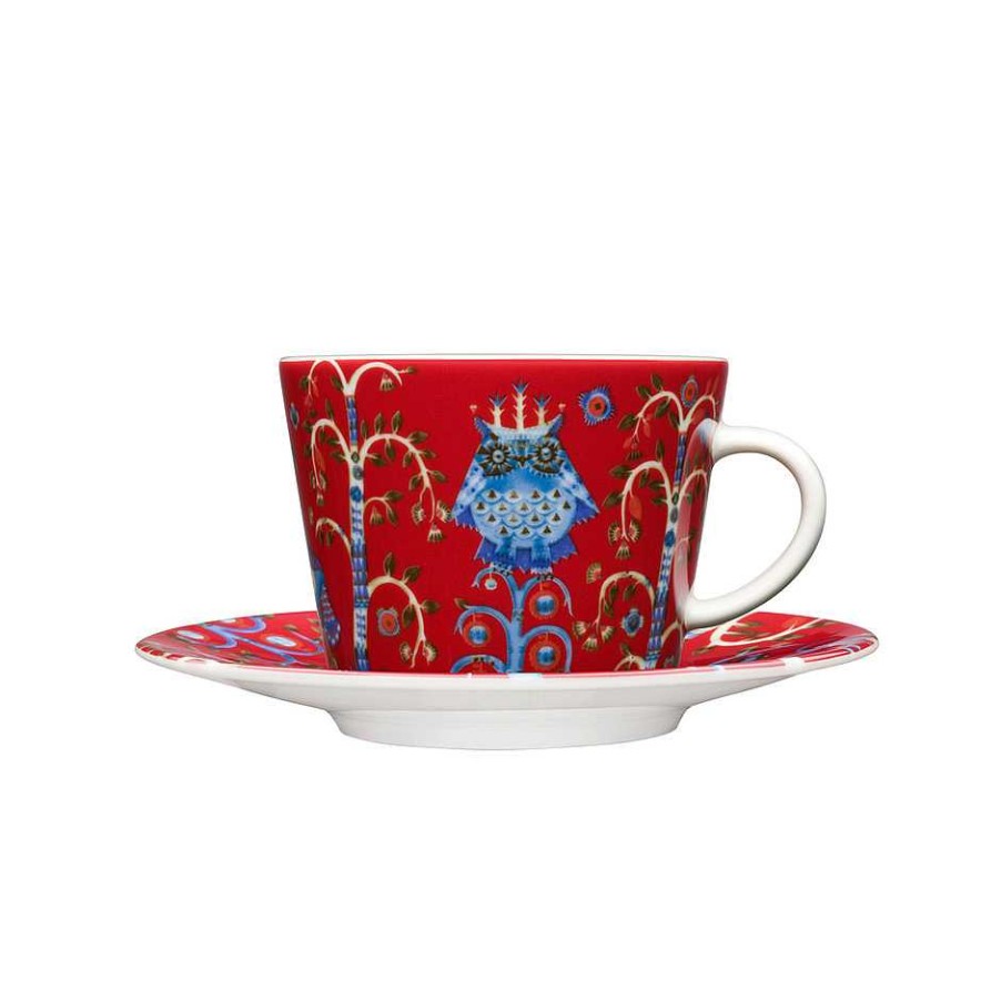 Iittala Plates And Bowls | Taika Saucer 15Cm | Red