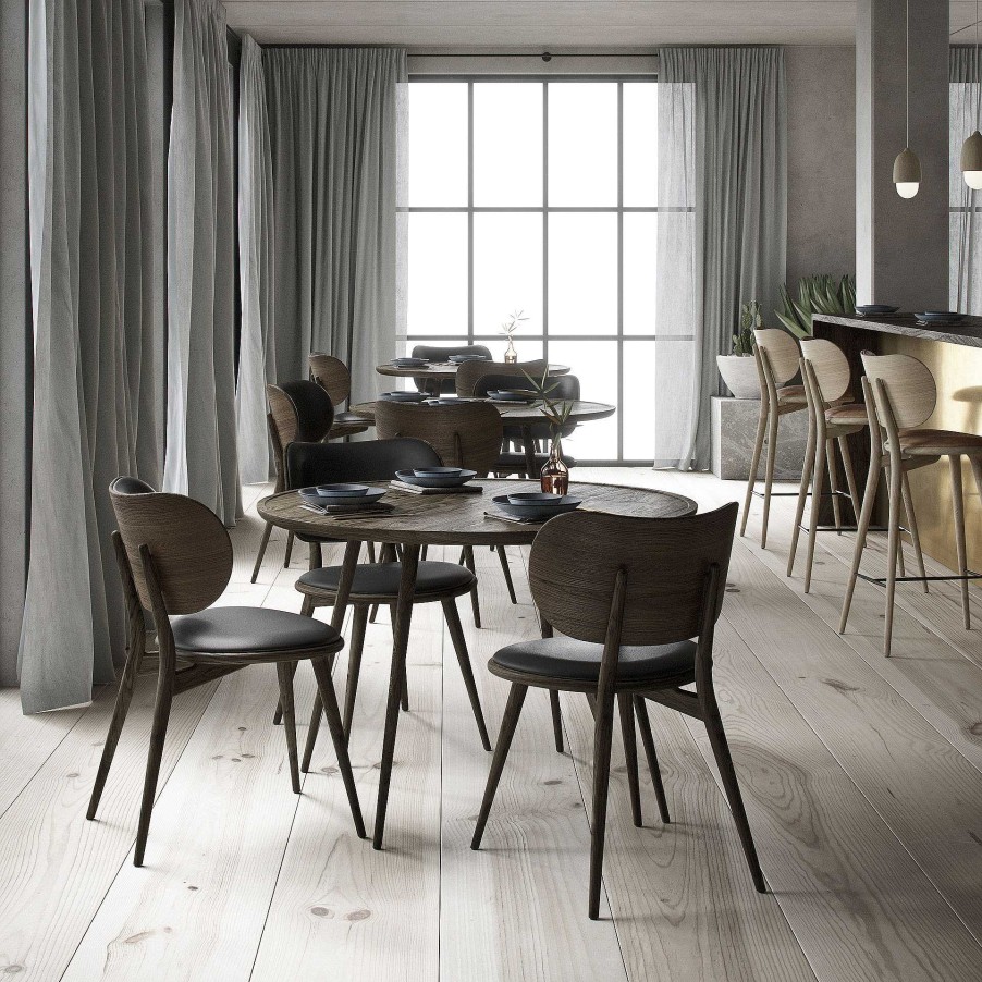 Mater Dining Tables | Accent Dining Table O 110 | Sirka Grey Stain Oak Wood