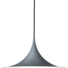 GUBI Pendant Lights | Semi Pendant | Anthracite Grey Glossy