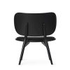 Mater Single Armchairs | The Lounge Chair | Black Stained Beech