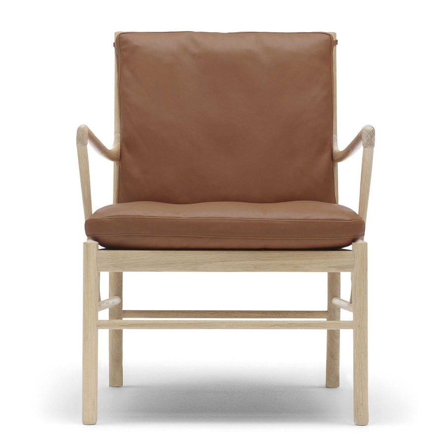 Carl Hansen & Søn Single Armchairs | Ow149 | Armchair | Oak - Cognac Leather