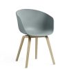 HAY Chairs | Aac 22 Chair | Oak/Dusty Blue