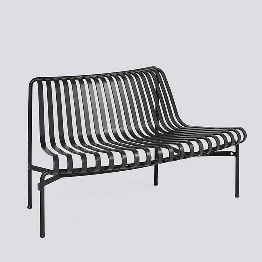 HAY Outdoor Chairs | Palissade Park Dining Bench | Outdoor Bench | Anthracite