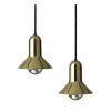 Carl Hansen & Søn Pendant Lights | Bt1091 Confetti Set Of 2 | Suspension Lamp | Polished Brass