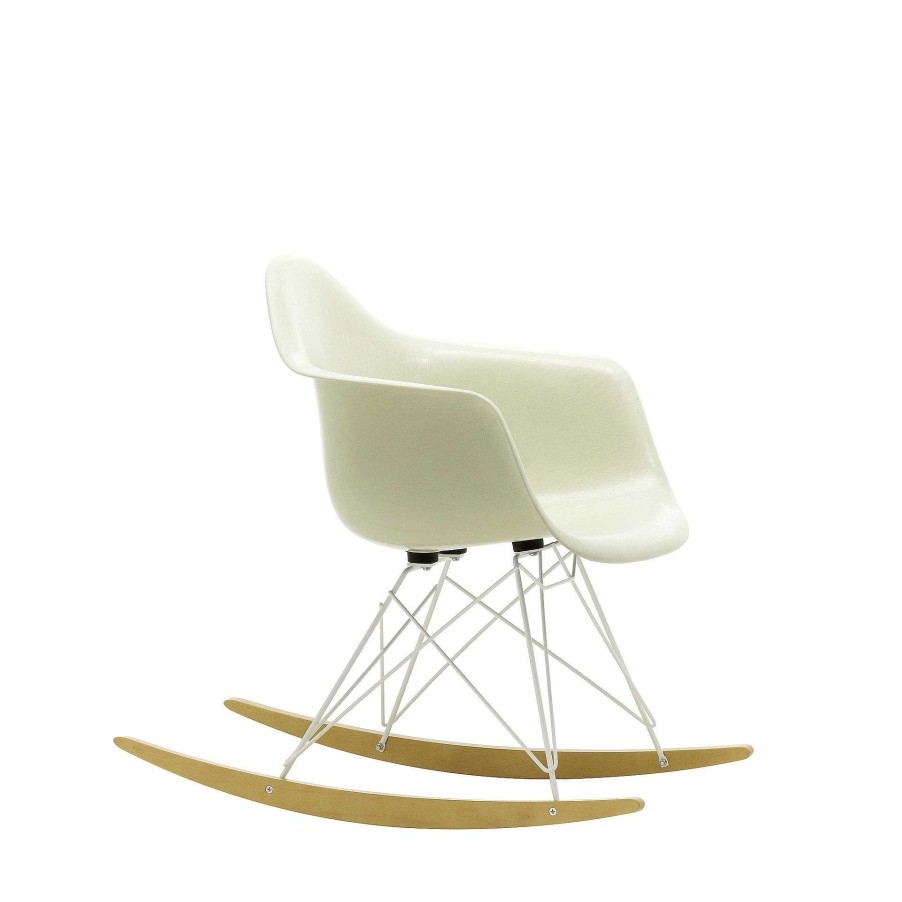 Vitra Chairs | Eames Fiberglass Armchair Rar | Rocking Chair | Parchment