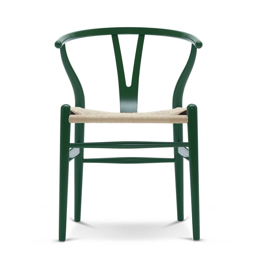 Carl Hansen & Søn Chairs | Ch24 Wishbone Chair | Beech - Green