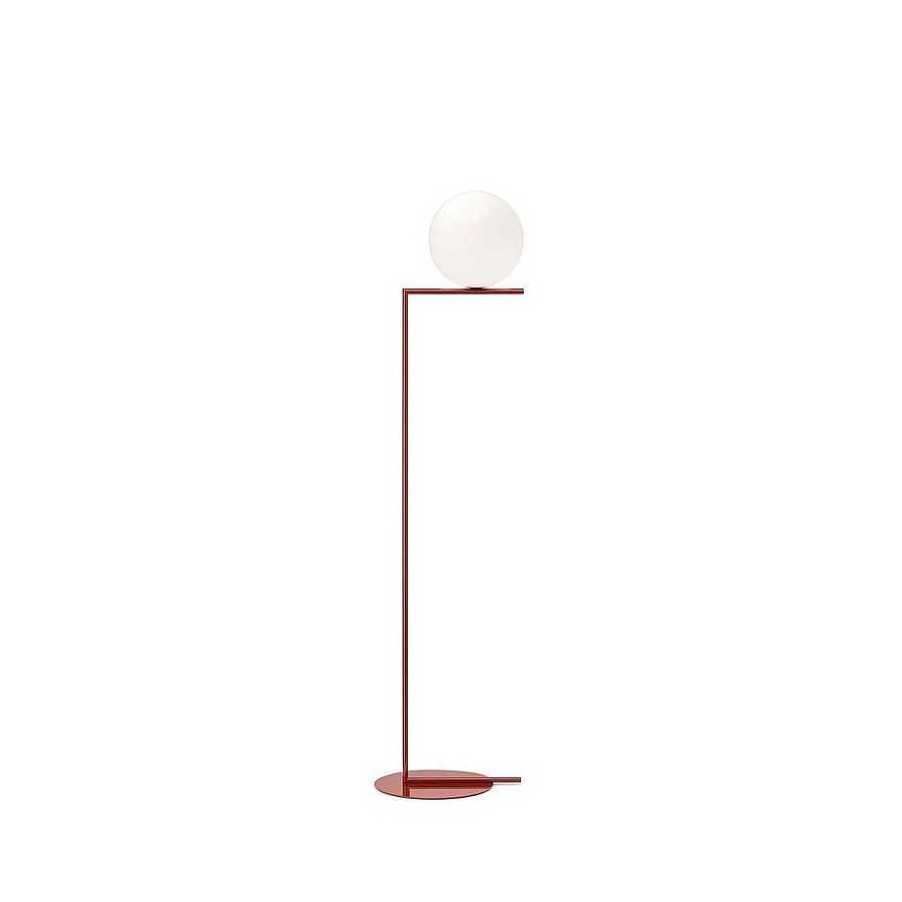 Flos Pendant Lights | Ic Light Floor 2 | Floor Lamp |Red