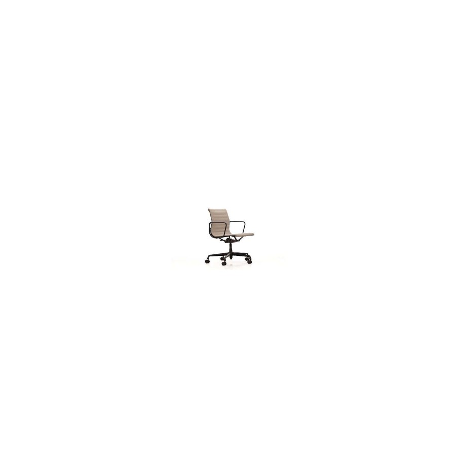 Vitra Office Chairs | Aluminium Chair Ea 118 | Sand Leather