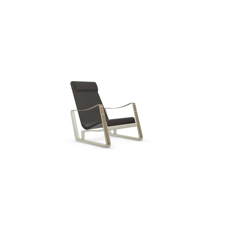 Vitra Single Armchairs | Cite | Chocolate Leather