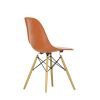 Vitra Chairs | Eames Fiberglass Side Chair Dsw | Eames Red Orange - Yellow Maple