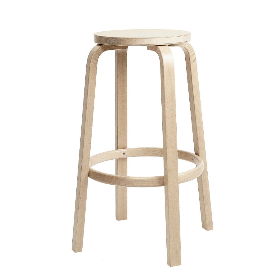 Artek Stools | Bar Stool 64 | Lacquered Natural Birch