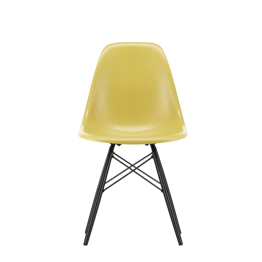 Vitra Chairs | Eames Plastic Chairs Dsw | Black Maple Base - Sunlight