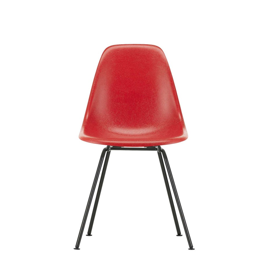 Vitra Chairs | Eames Fiberglass Side Chair Dsx | Chair | Red