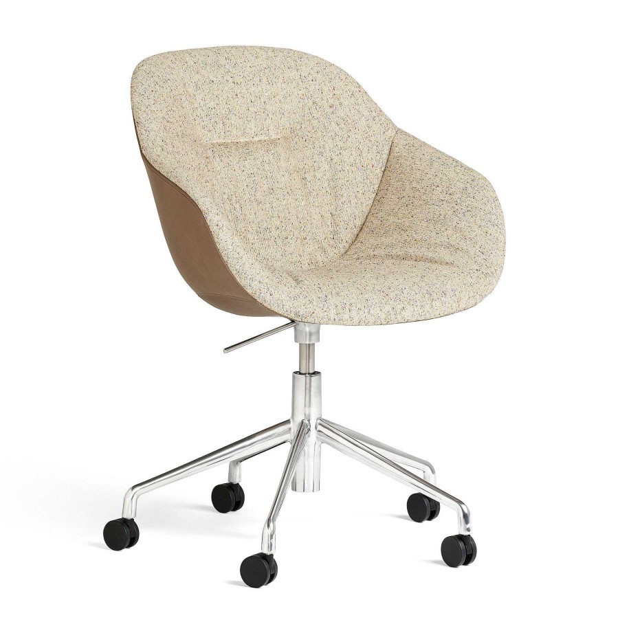 HAY Chairs | Aac 153 Soft Duo | Office Chair | Bolgheri Lgg60/Sense Nougat