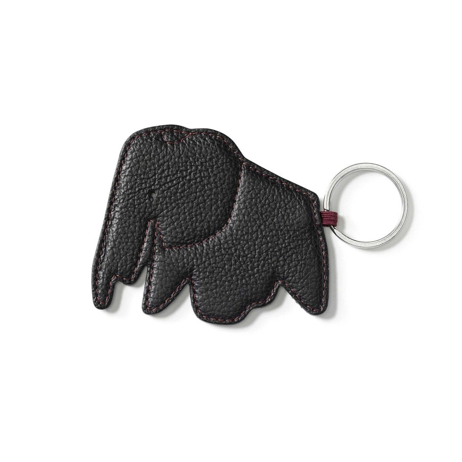 Vitra Decoration | Key Ring Elephant | Matt Black