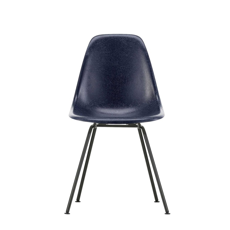 Vitra Chairs | Eames Fiberglass Side Chair Dsx | Chair | Navy Blue