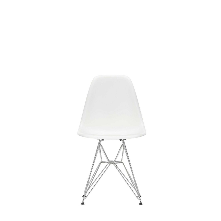 Vitra Chairs | Eames Plastic Chairs Dsr | Chrome - White