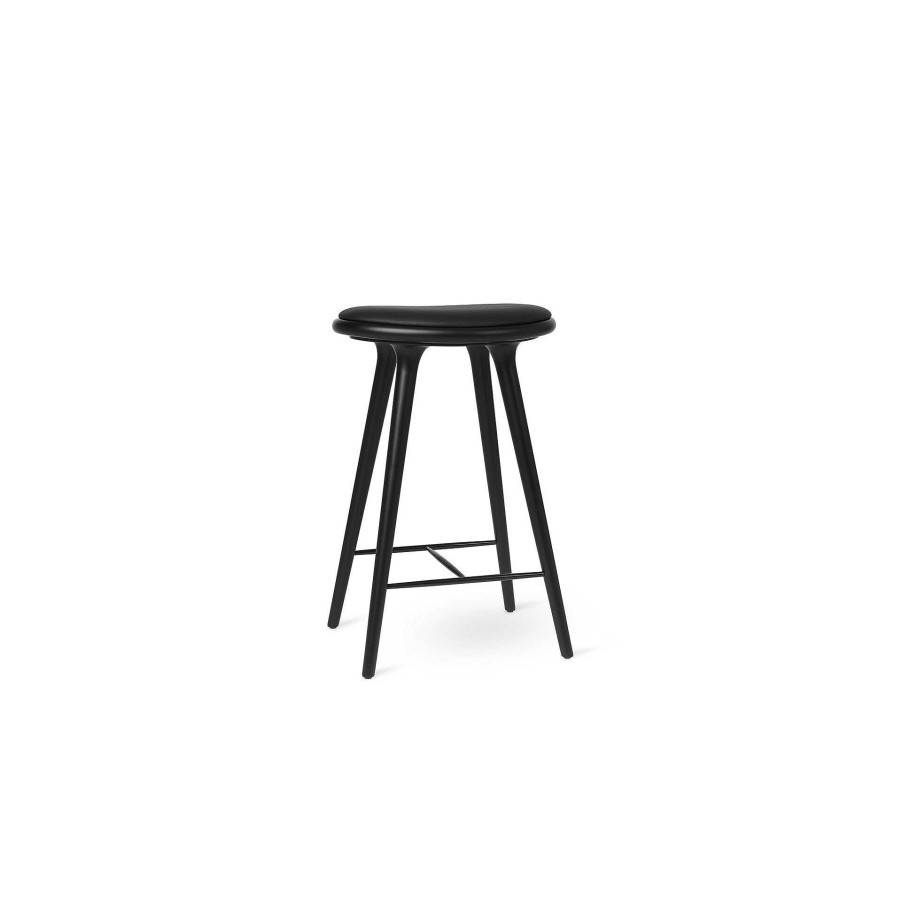 Mater Stools | High Stool | Black Stained Beech - 69 Cm