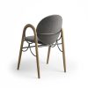 Brdr. Krüger Chairs | Arkade Chair | Oiled Oak/Light Grey Fabric