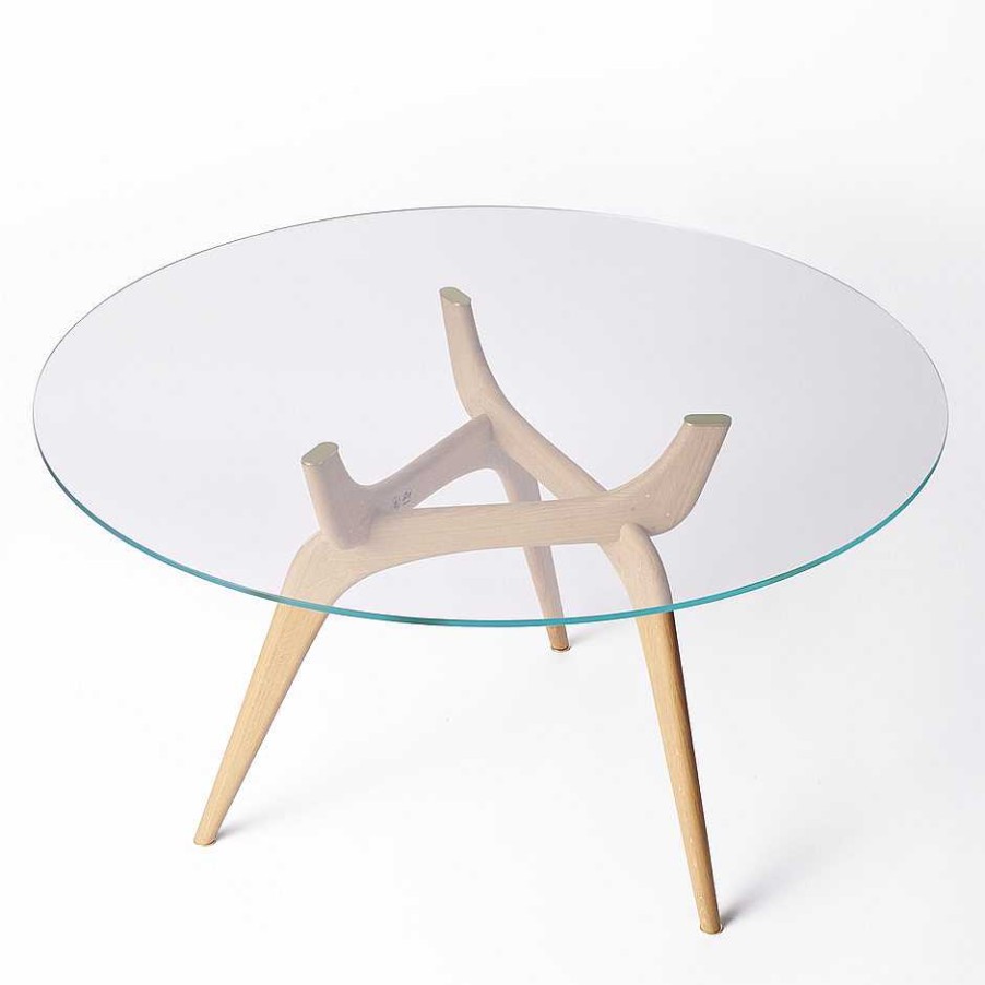 Brdr. Krüger Dining Tables | Triiio Dining Table | Oiled Oak And Clear Glass