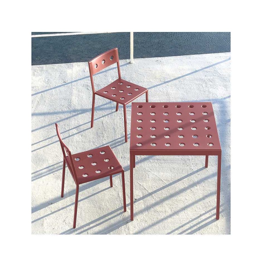 HAY Outdoor Chairs | Balcony Chair | Outdoor Chair | Iron Red