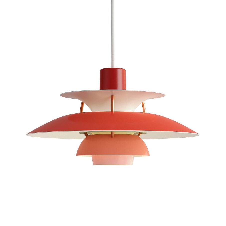 Louis Poulsen Pendant Lights | Ph 5 Mini | Pendant Lamp | Red