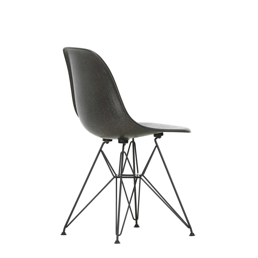 Vitra Chairs | Eames Plastic Chairs Dsr | Base Dark Powder-Coated - Deep Black